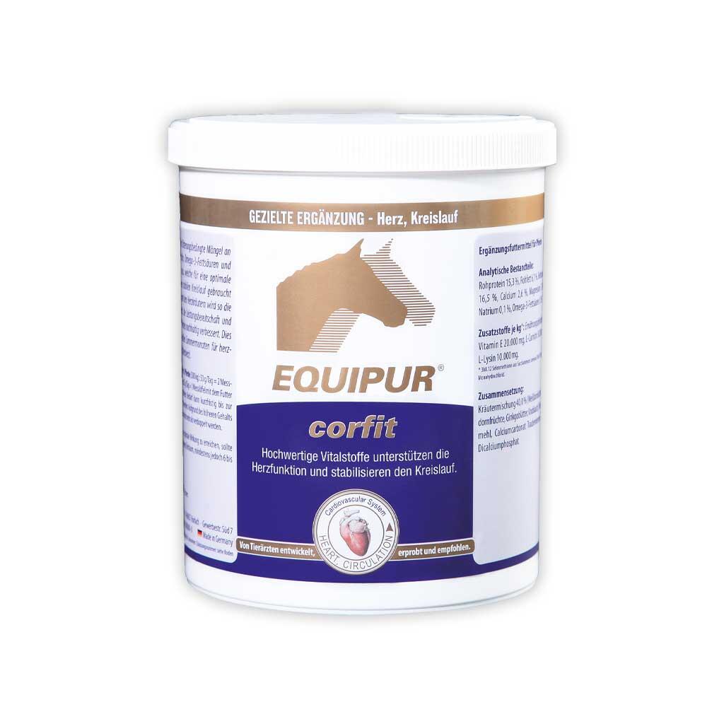 EQUIPUR Ergänzungsfutter CORFIT für Pferde 1kg