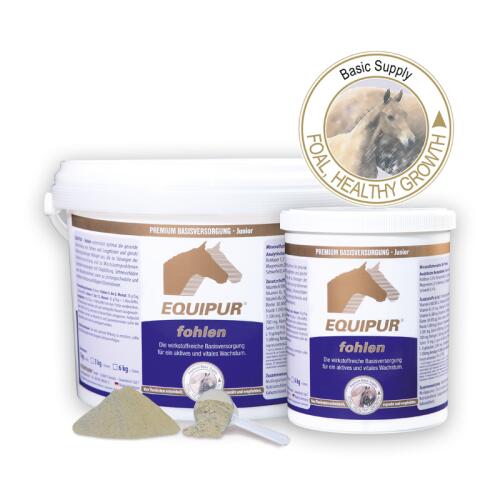 EQUIPUR Mineralfutter FOHLEN für Fohlen und Jungpferde 6kg