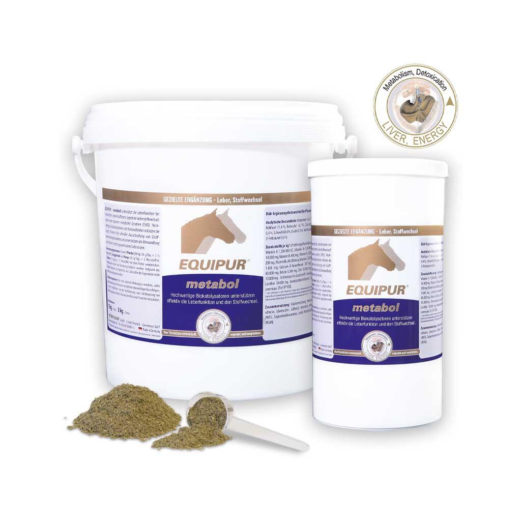 EQUIPUR Ergänzungsfutter METABOL für Pferde 3kg