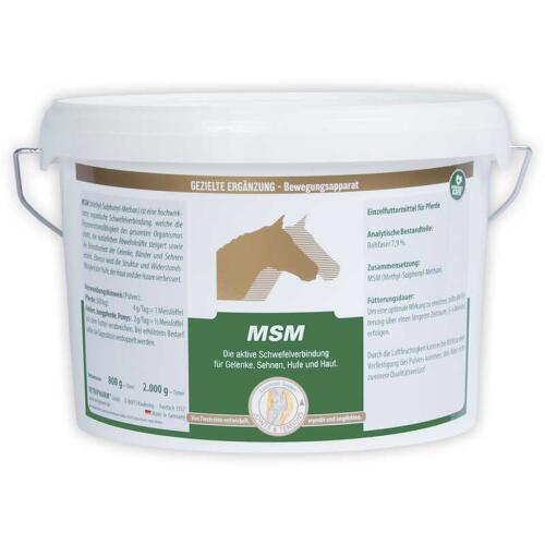 EQUIPUR Ergänzungsfutter MSM für Pferde 2kg
