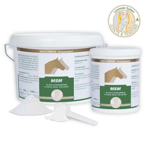 EQUIPUR Ergnzungsfutter MSM fr Pferde 800g
