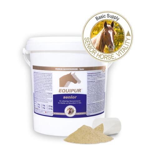 EQUIPUR Mineralfutter SENIOR für ältere Pferde 5kg Pulver