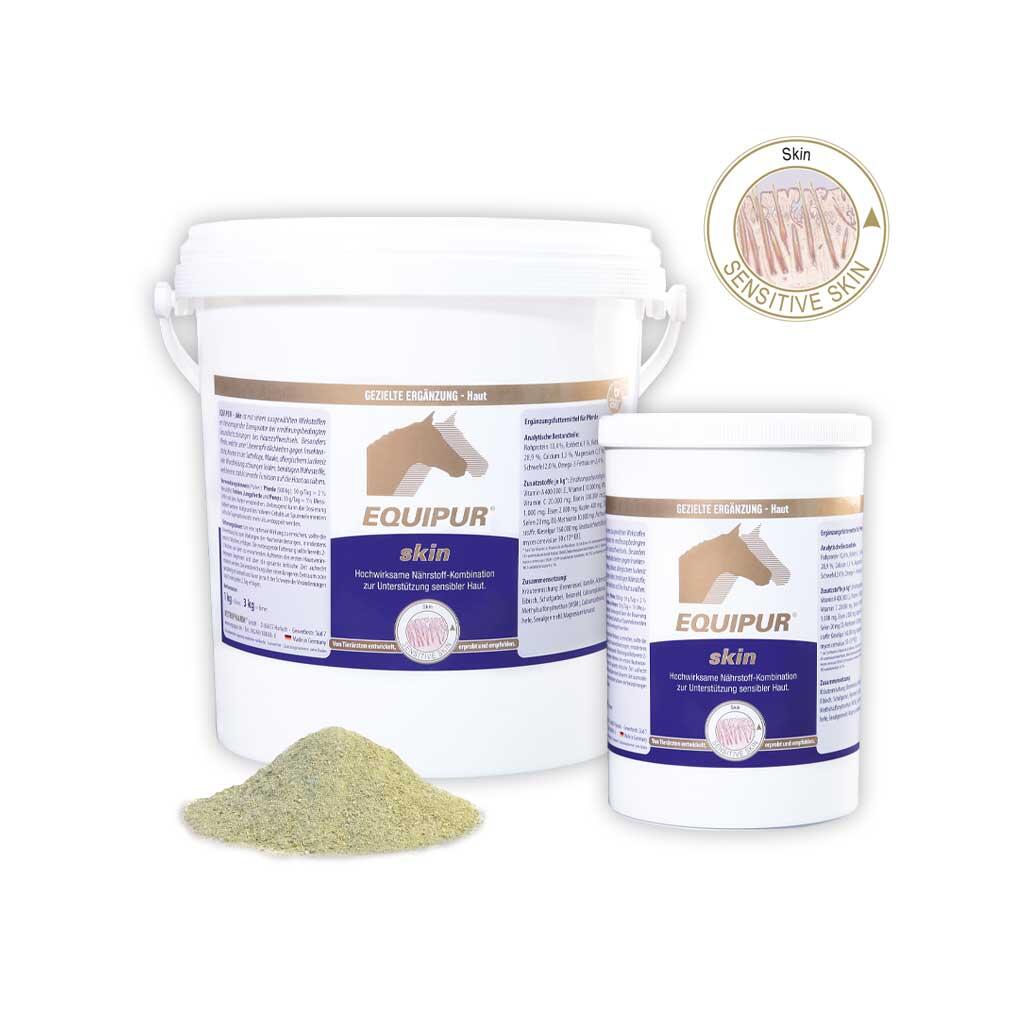 EQUIPUR Ergänzungsfutter SKIN für Pferde 1kg