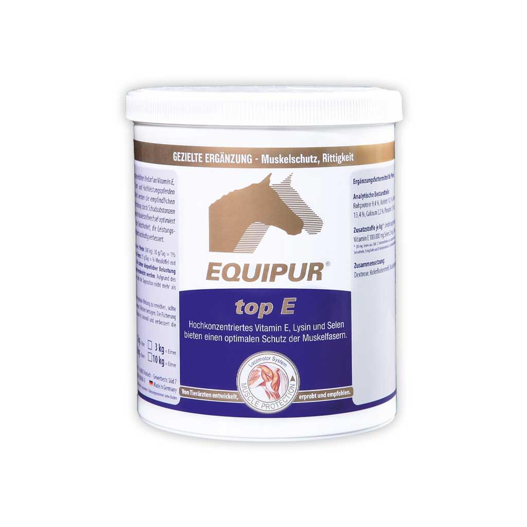 EQUIPUR Ergänzungsfutter TOP E für Pferde 1kg