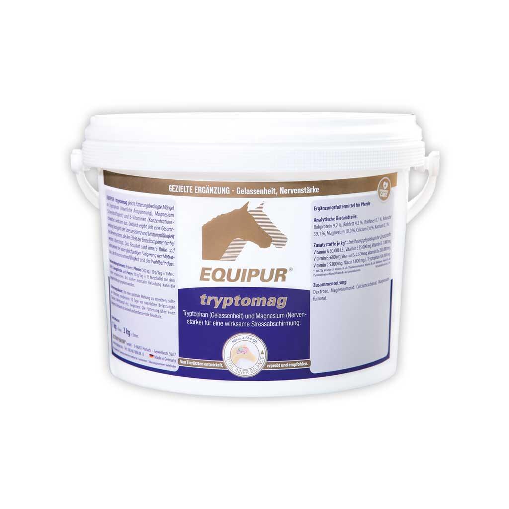 EQUIPUR Ergänzungsfutter TRYPTOMAG für Pferde 3kg