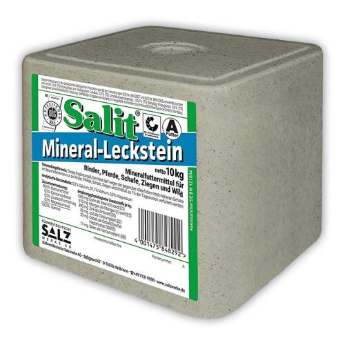 SALZ-BÖCK Leckstein MINERALLECKSTEIN für Tiere 10kg