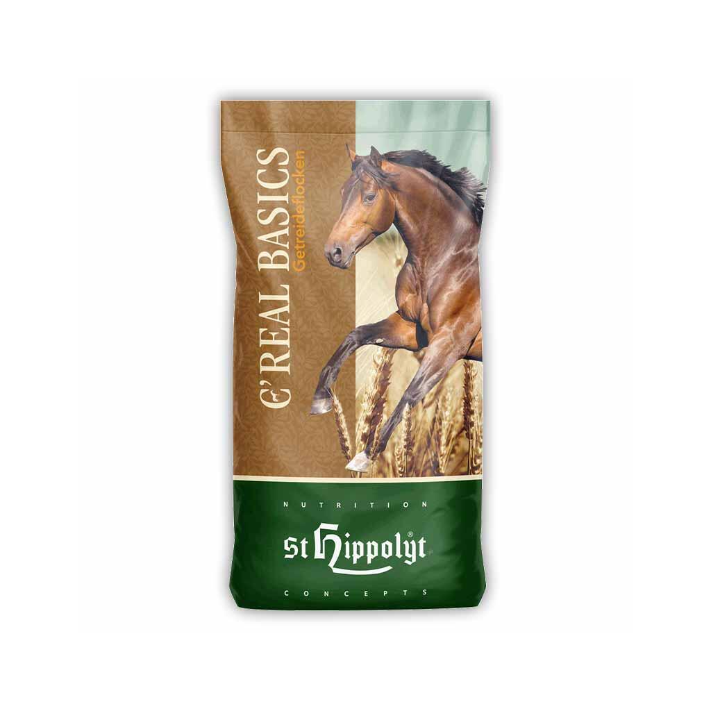 ST. HIPPOLYT Futter CREAL BASICS MAISFLOCKEN für Pferde 15kg