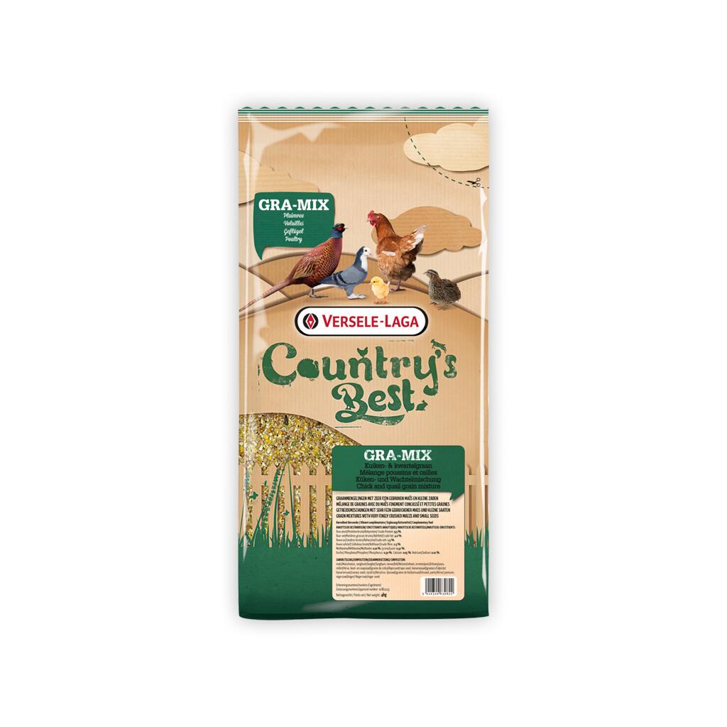 COUNTRYS BEST Futter GRA-MIX KÜKEN- UND WACHTELMISCHUNG für Geflügel 20kg