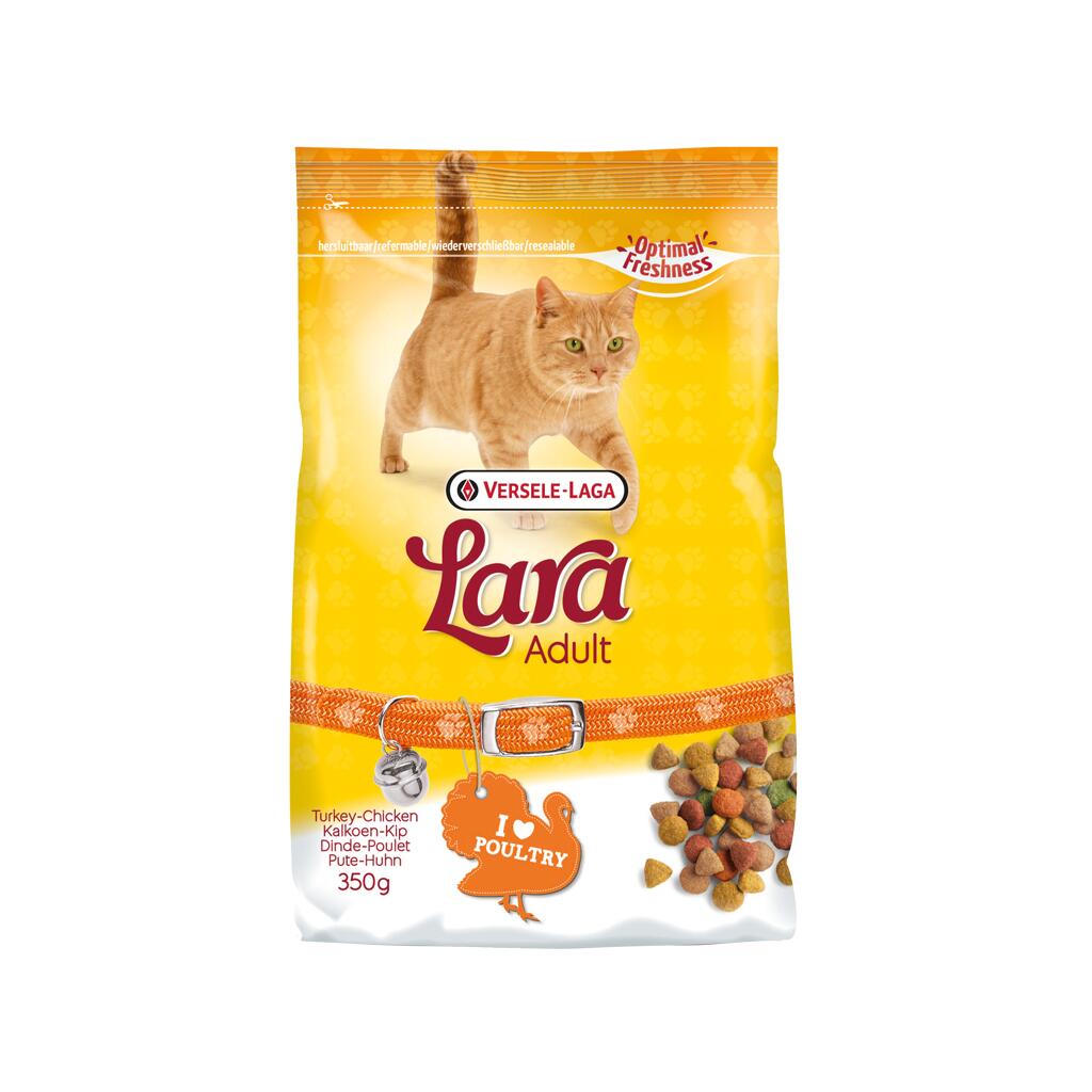 LARA Trockenfutter ADULT PUTE & HUHN für Katzen 2kg