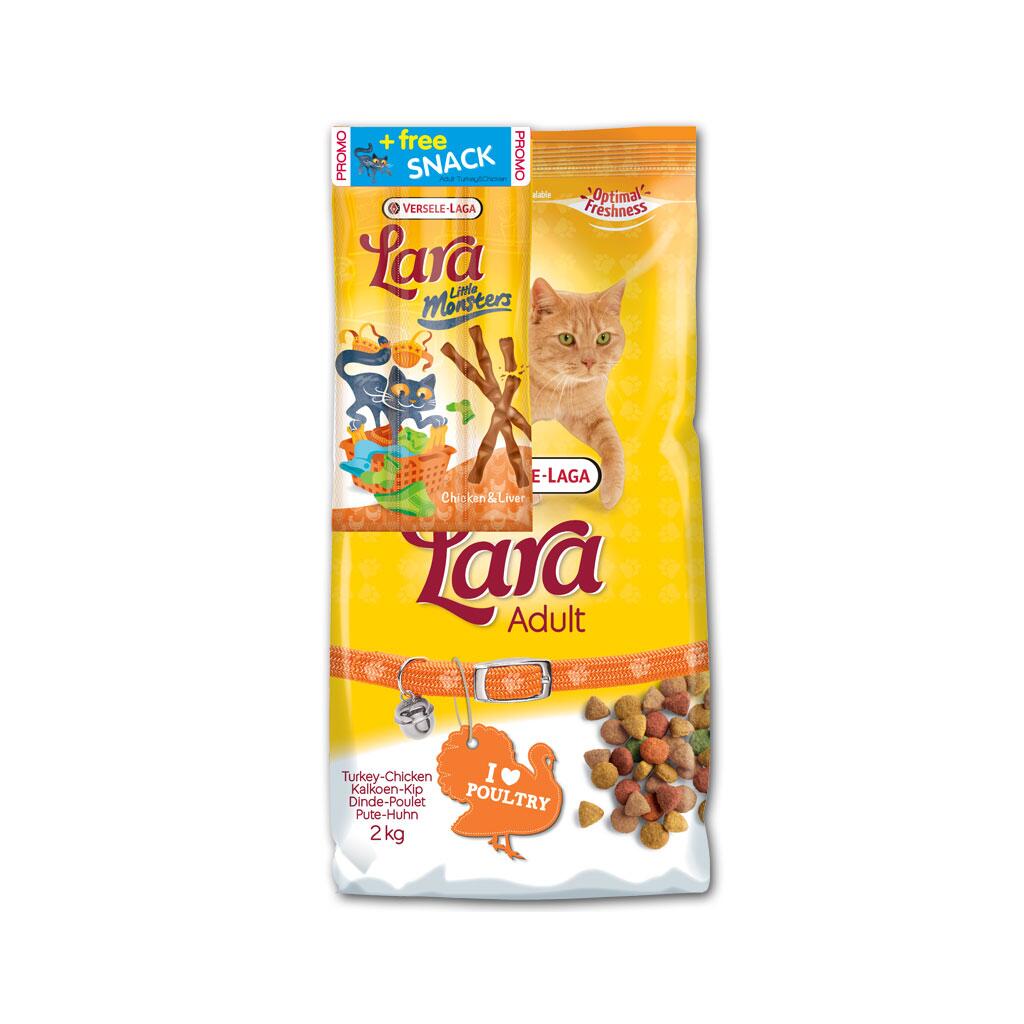 LARA Trockenfutter ADULT PUTE & HUHN für Katzen 2kg