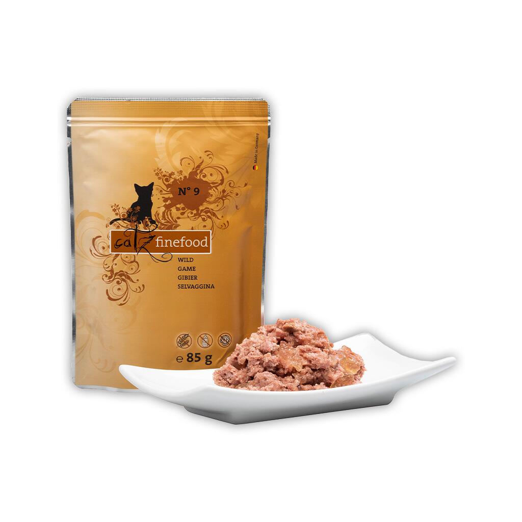 CATZ FINEFOOD Nassfutter NO.9 WILD für Katzen