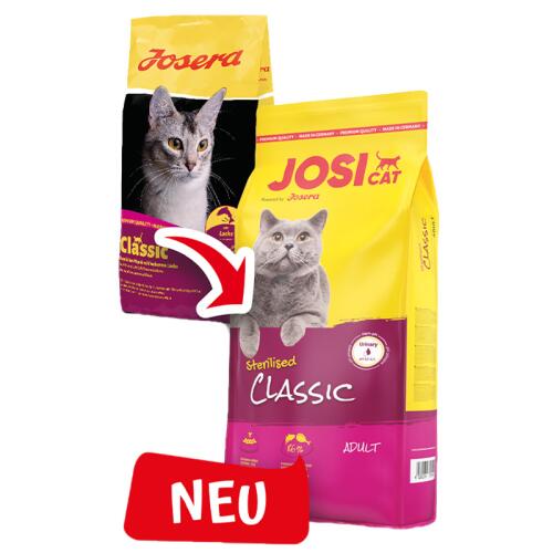 JOSICAT Trockenfutter STERILISED CLASSIC für Katzen