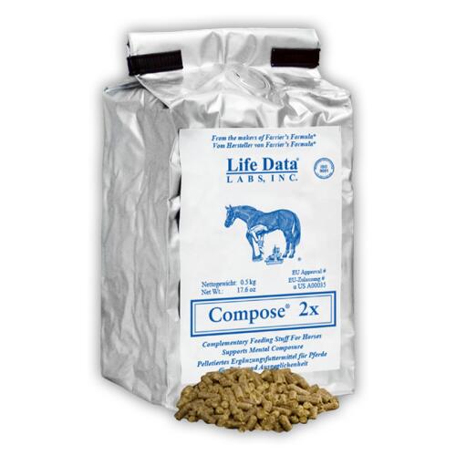 LIFE DATA LABS Ergänzungsfutter COMPOSE 2X für Pferde