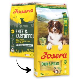 JOSERA Trockenfutter DUCK & POTATO für Hunde