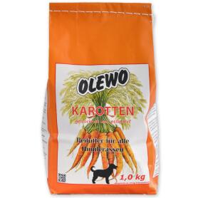 OLEWO Ergänzungsfutter KAROTTENPELLETS für Hunde