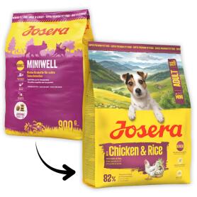 JOSERA Trockenfutter MINI ADULT CHICKEN & RICE...