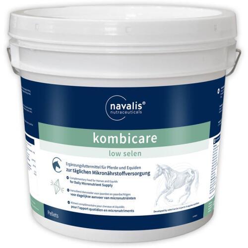 NAVALIS Mineralfutter KOMBICARE LOW SELEN für Pferde 2,5kg Eimer