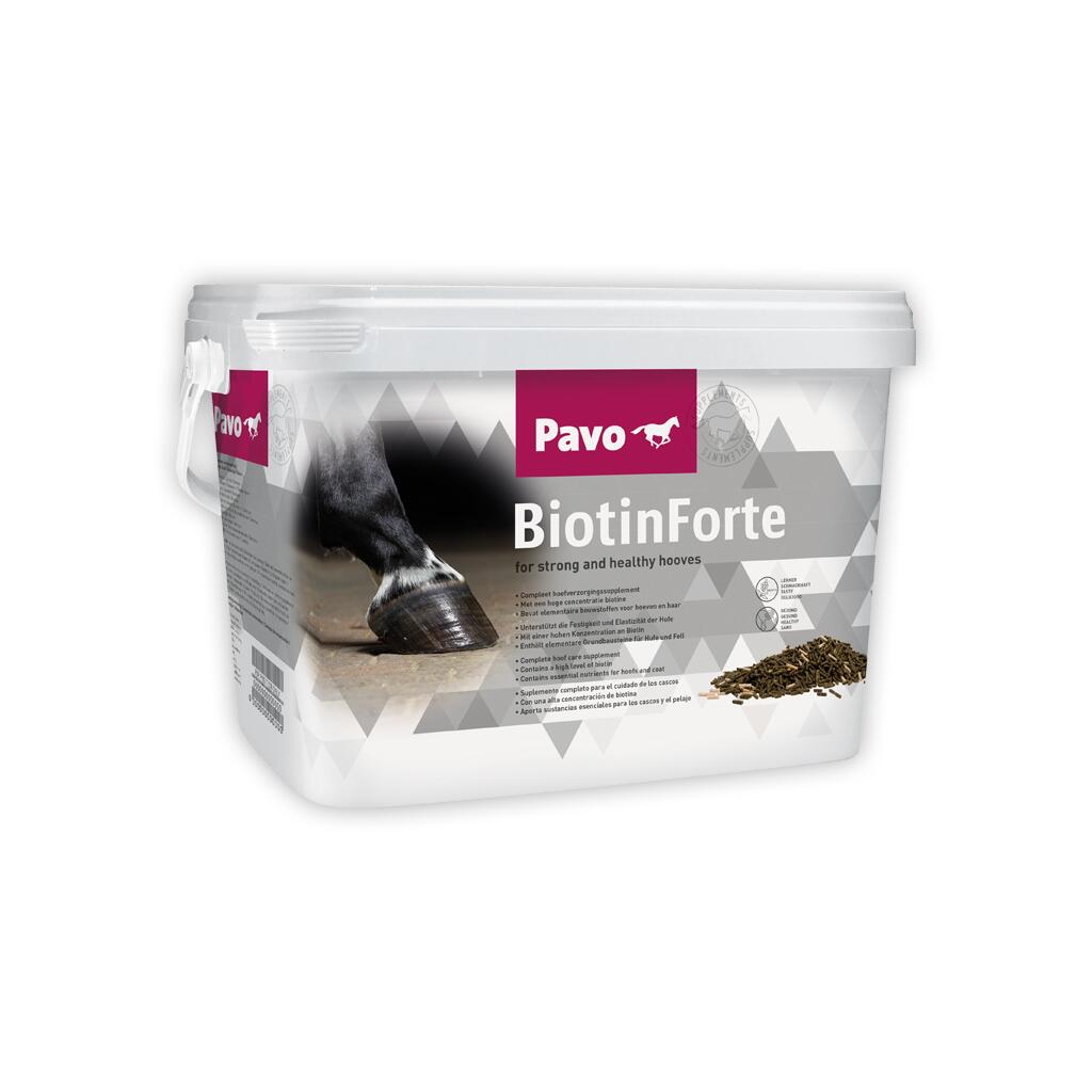 PAVO Ergänzungsfutter BIOTINFORTE für Pferde 3kg