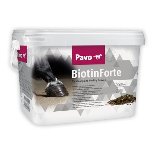 PAVO Ergänzungsfutter BIOTINFORTE für Pferde 3kg