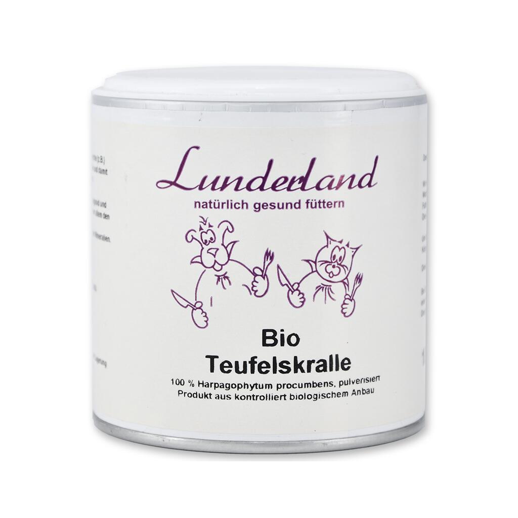 LUNDERLAND Ergänzungsfutter BIO TEUFELSKRALLE für Hunde 100g*