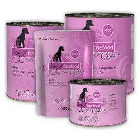 DOGZ FINEFOOD Nassfutter No.10 LAMM für ernährungsempfindliche Hunde 100g Beutel