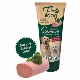 TUBIDOG Leckerli DELIKATESS LEBERWURST für Hunde 75g