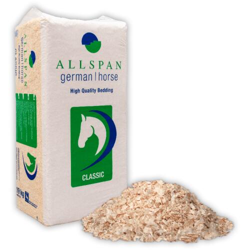 ALLSPAN GERMAN HORSE Einstreu CLASSIC AGHC für Pferde 19kg einzelne Ballen