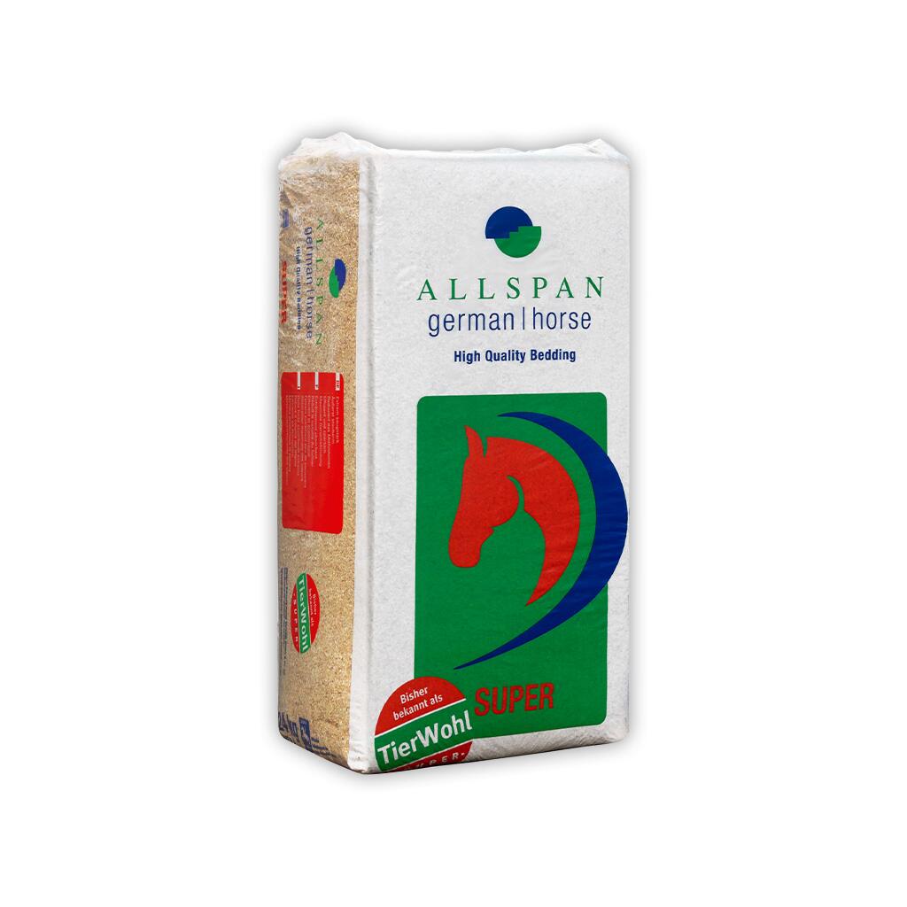 ALLSPAN GERMAN HORSE Einstreu SUPER AGHS für Pferde 24kg 21 Ballen = 1 Palette