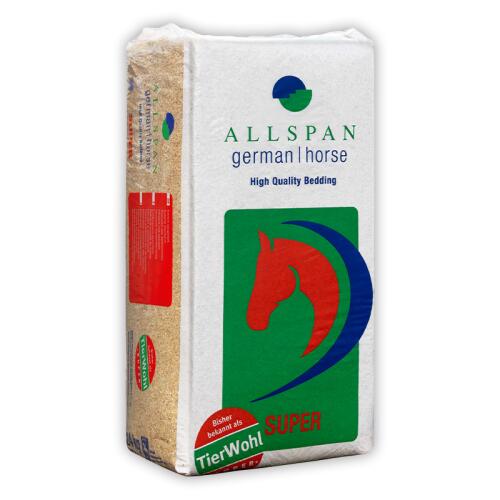 ALLSPAN GERMAN HORSE Einstreu SUPER AGHS für Pferde 24kg 21 Ballen = 1 Palette