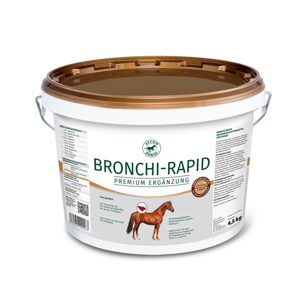 ATCOM Ergänzungsfutter BRONCHI-RAPID für Pferde 4,5kg
