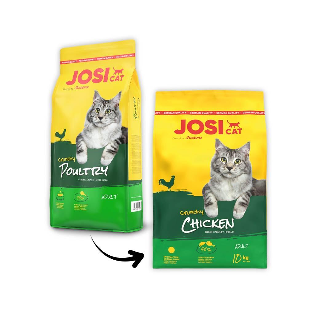 JOSICAT Trockenfutter CRUNCHY CHICKEN für Katzen