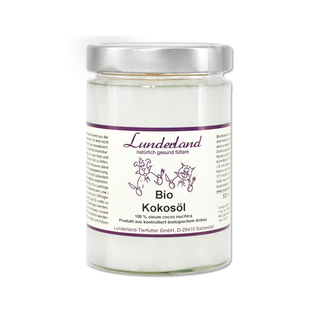 LUNDERLAND Ergänzungsfutter BIO KOKOSÖL für Hunde* 200ml