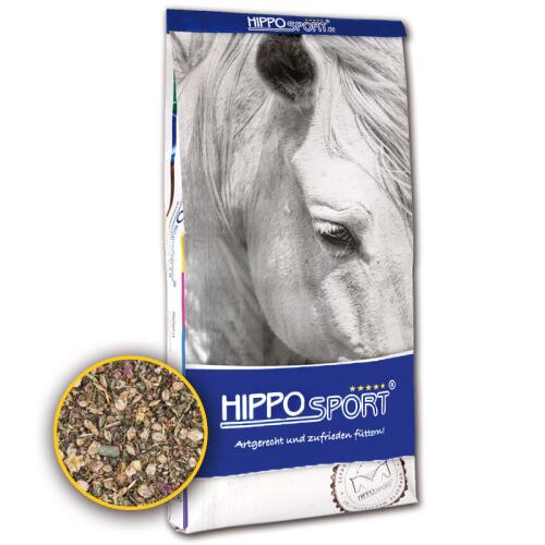 HIPPOSPORT Futter FIBREMASH für Pferde 15kg