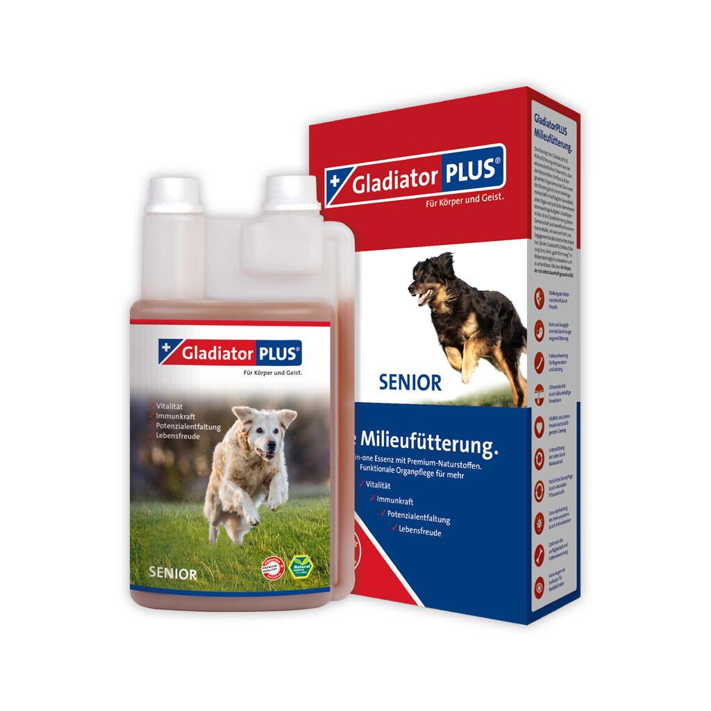 GLADIATOR Ergänzungsfutter GLADIATOR PLUS SENIOR für Hunde 500ml