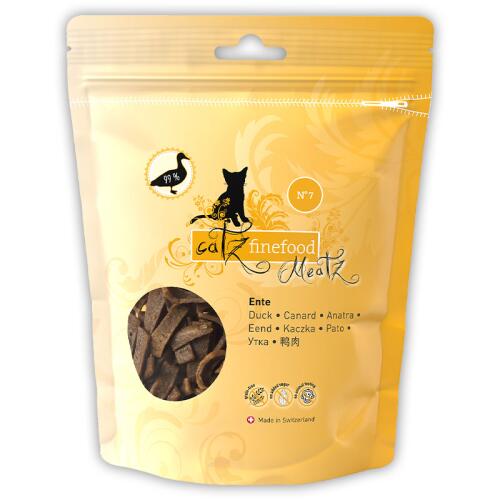 CATZ FINEFOOD Leckerli MEATZ NO. 7 ENTE für Katzen 45g