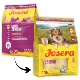 JOSERA Trockenfutter MINI SENIOR SALMON für kleine...