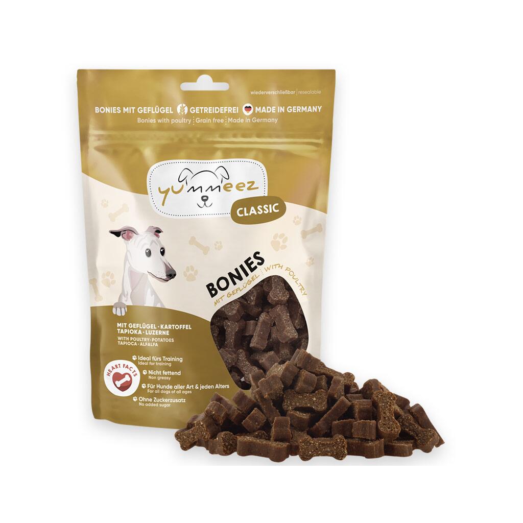 YUMMEEZ Leckerli CLASSIC BONIES GEFLÜGEL für Hunde 175g