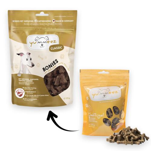 YUMMEEZ Leckerli GEFLGEL fr Hunde 175g