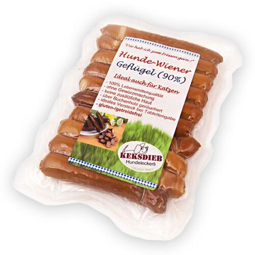 KEKSDIEB Leckerli HUNDE WIENER GEFLÜGEL für Hunde 180g