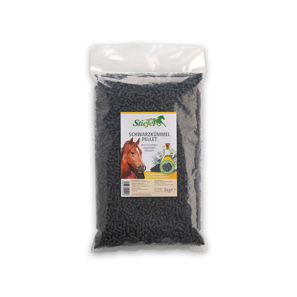 STIEFEL Ergänzungsfutter SCHWARZKÜMMEL PELLET für Pferde 3kg