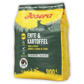 JOSERA Trockenfutter ENTE & KARTOFFEL für Hunde 900g