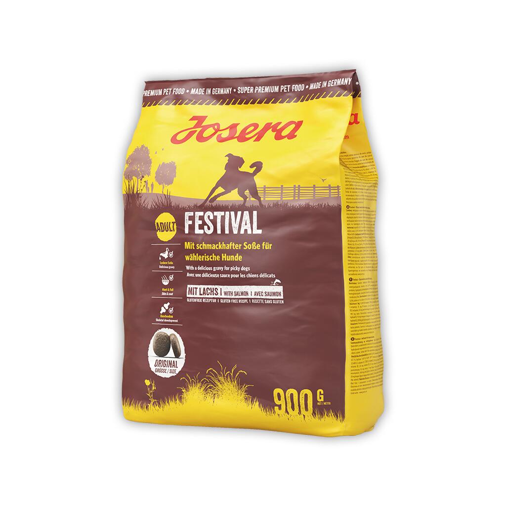 JOSERA Trockenfutter FESTIVAL für Hunde 900g