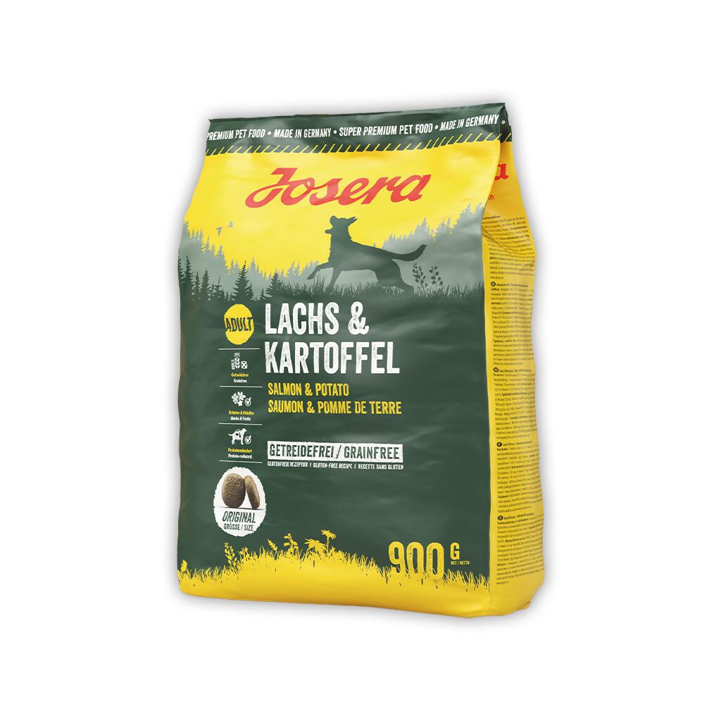 JOSERA Trockenfutter LACHS & KARTOFFEL für Hunde 900g