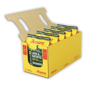 JOSERA Trockenfutter LACHS & KARTOFFEL für Hunde 5x900g