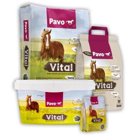 PAVO Mineralfutter VITAL für Pferde 8kg Eimer