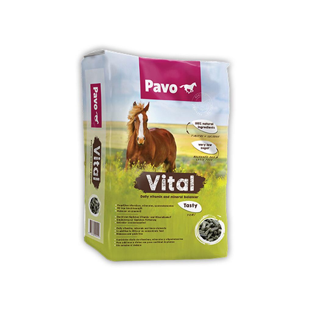 PAVO Mineralfutter VITAL für Pferde 20kg Sack