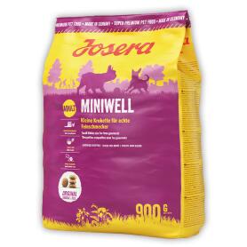 JOSERA Trockenfutter MINIWELL für kleine Hunde 900g