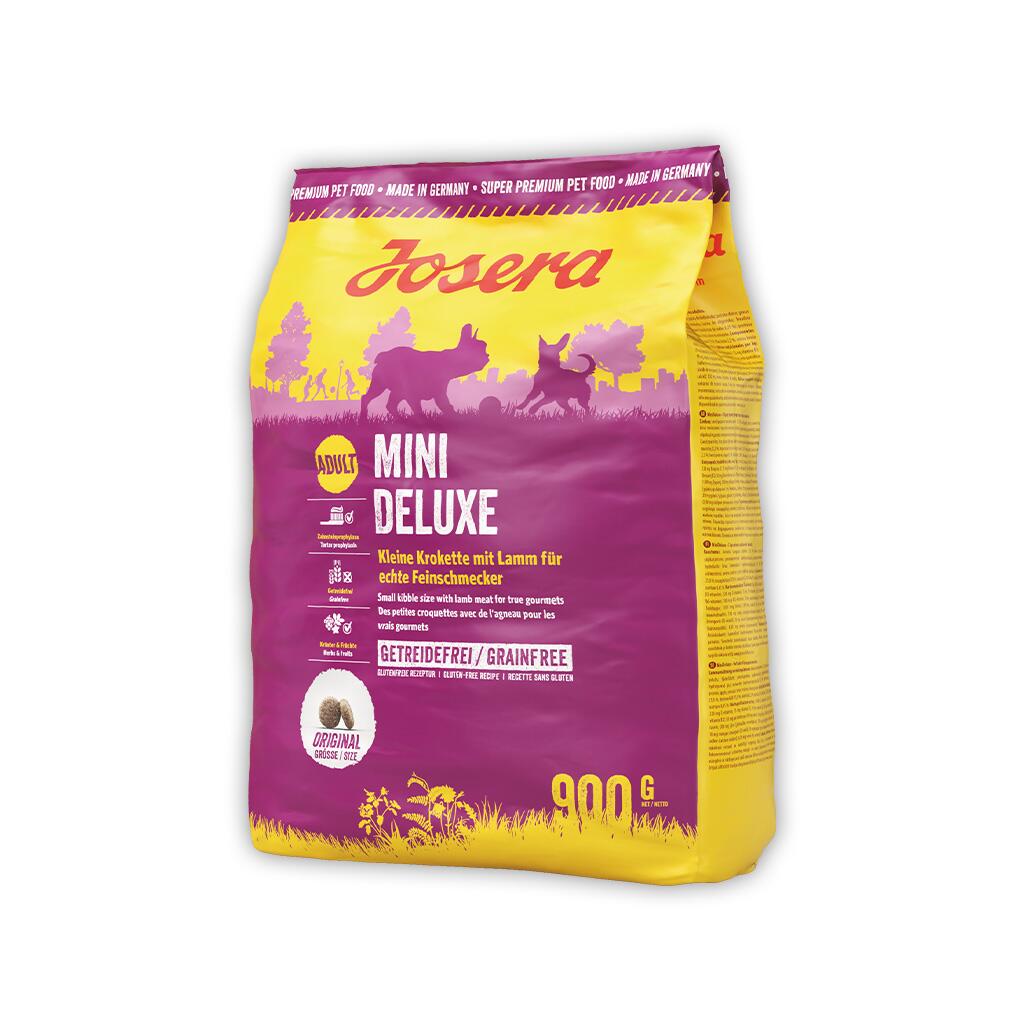 JOSERA Trockenfutter MINIDELUXE für kleine Hunde 900g