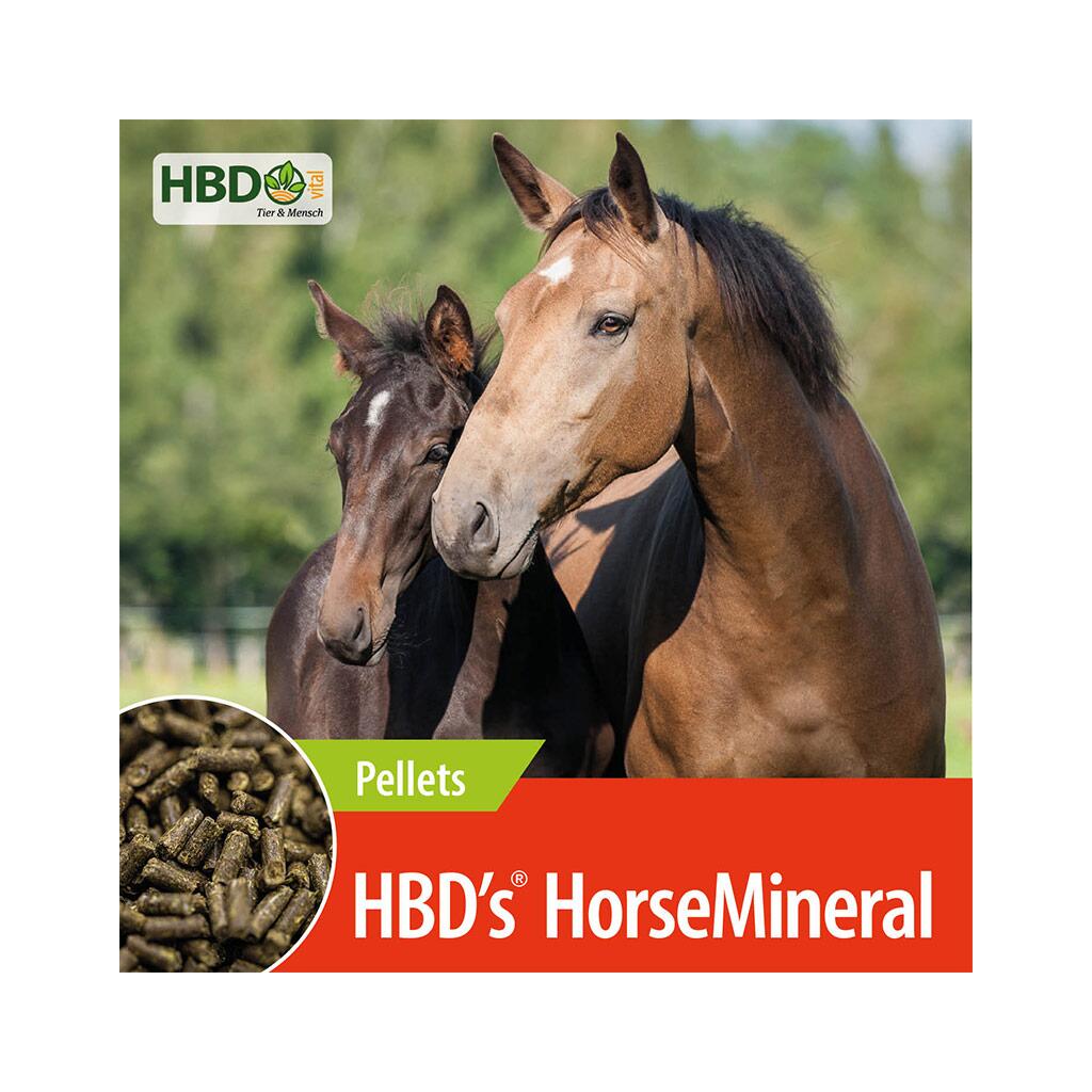 HBDS Mineralfutter HORSEMINERAL PELLETIERT für Pferde