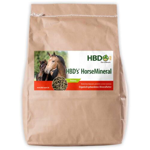 HBDS Mineralfutter HORSEMINERAL PELLETIERT für Pferde 3,5kg